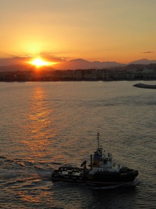Abfahrt von Malaga