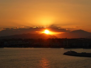 Abfahrt von Malaga