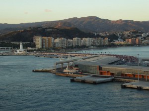 Abfahrt von Malaga