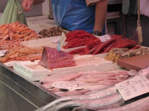 Markthalle Fischstand