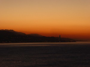 Sonnenaufgang in Malaga