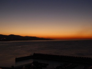 Sonnenaufgang in Malaga