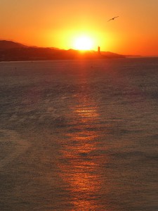 Sonnenaufgang in Malaga
