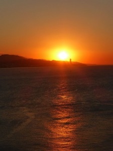 Sonnenaufgang in Malaga