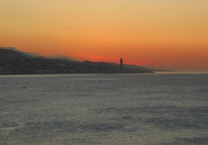 Sonnenaufgang in Malaga