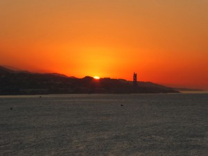 Sonnenaufgang in Malaga