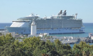 Aussicht auf die Oasis of the Seas