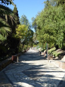 Park von Malaga - Weg