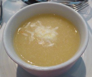Chilled Pineapple and Lychee Soup