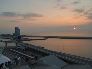 Sonnenaufgang in Barcelona