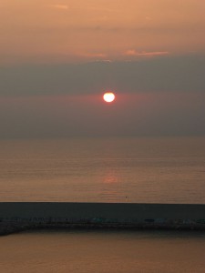 Sonnenaufgang in Barcelona
