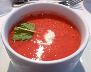 Chilled Strawberry Bisque