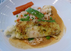 Chilantro Crusted Cod Loin