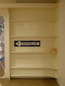 Joggingbahn Ablagefächer
