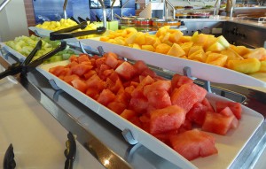 geschnittene Melone