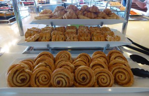 Croissants, Taschen und Zimtschnecken
