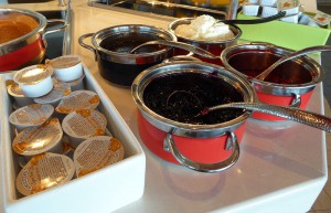 Fruchtsaucen, Sahne, Sirup