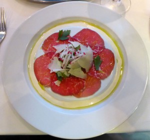 Charred Beef Carpaccio