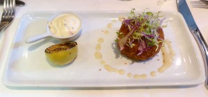 Dungeness Crab and Shrimp Cake