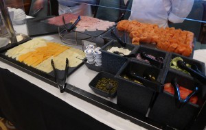 Wurst, Käse, Lachs