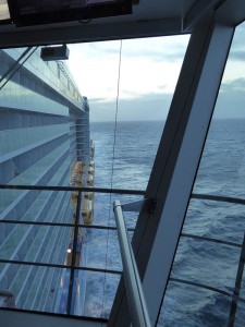 Wing Bridge Blick nach hinten