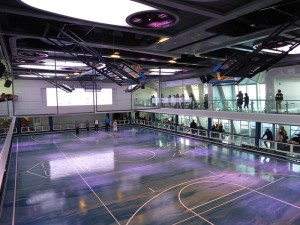 Verwandlung in Basketball-Platz