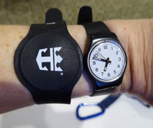 WOWband im Vergleich zu einer Damen-Armbanduh