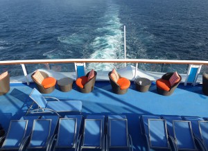 Heck-Bereich auf Deck 15
