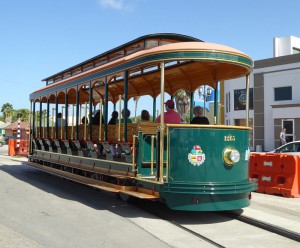 Trolly am Hafen