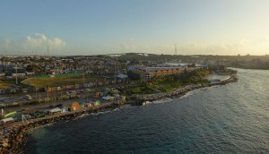 Blick vom Schiff nach Willemstad