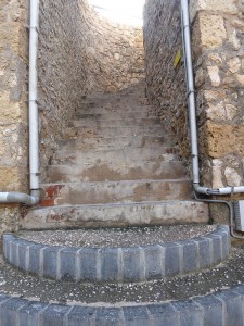 Treppe im Fort Rif