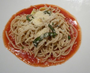 Whole Wheat Spaghetti Pomodoro