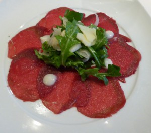 Venison Carpaccio