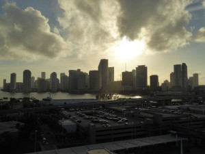 Sonnenuntergang über Miami