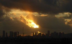 Sonnenaufgang über Miami