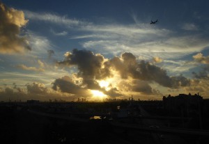 Sonnenaufgang über Miami