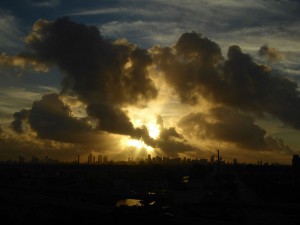 Sonnenaufgang über Miami
