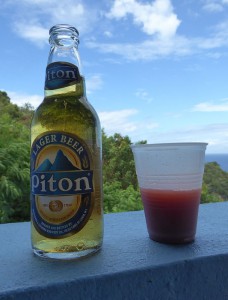 Piton Bier und Rumpunsch