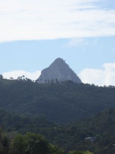 erster Blick auf die Pitons