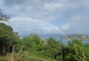 doppelter Regenbogen