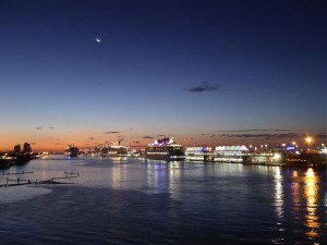Einlaufen in Miami