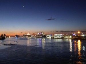 Einlaufen in Miami