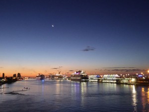 Einlaufen in Miami