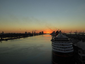 Sonnenaufgang in Miami