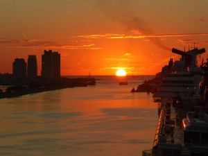 Sonnenaufgang in Miami