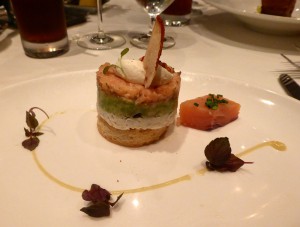 Smoked Salmon & Peekytoe Crab Parfait