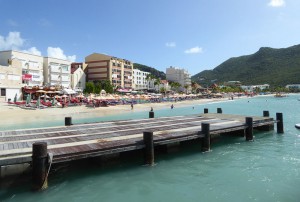 Blick auf den Strand