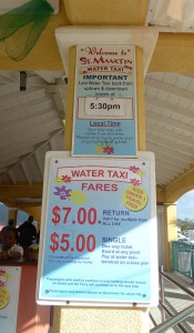 Preise Wassertaxi