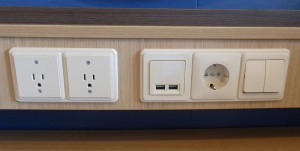 Stromanschlüsse mit USB