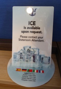Eis gibt es auf Anfrage